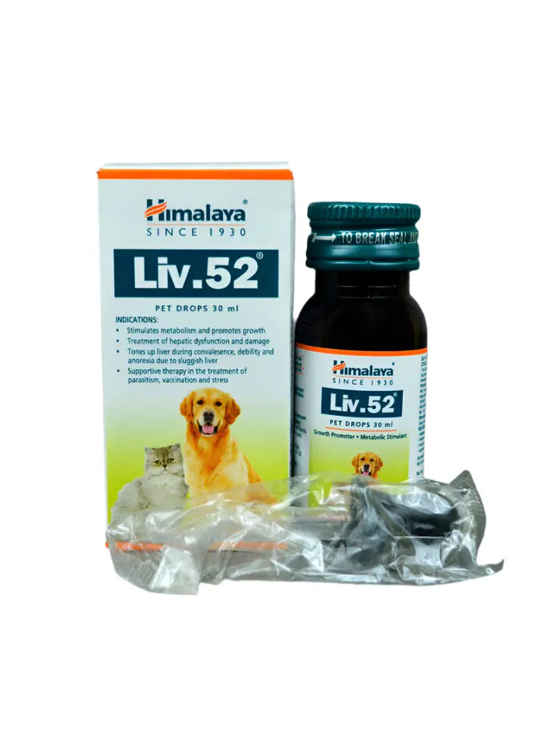 Himalaya Liv.52 Pet Drops – Pack of 2 (30ml Each) | Liver Support for Dogs & Cats | Appetite & Recovery Tonic