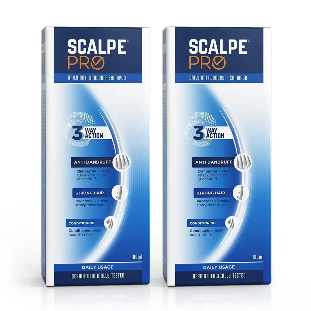 Scalpe Pro Daily Anti-Dandruff Shampoo with Conditioning Base β 100ml x 2 | For Strong, Smooth & Dandruff-Free Hair V2deliver.com