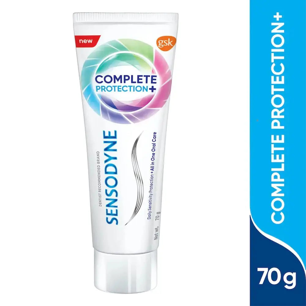 Sensodyne Complete Protection Toothpaste – 70g (Pack of 5) | Daily Oral Care for Sensitive Teeth & Gum Health V2deliver.com