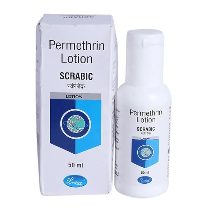 Scabic Lotion Pack of 2 (50ml Each) – permethrin lotion for scabies