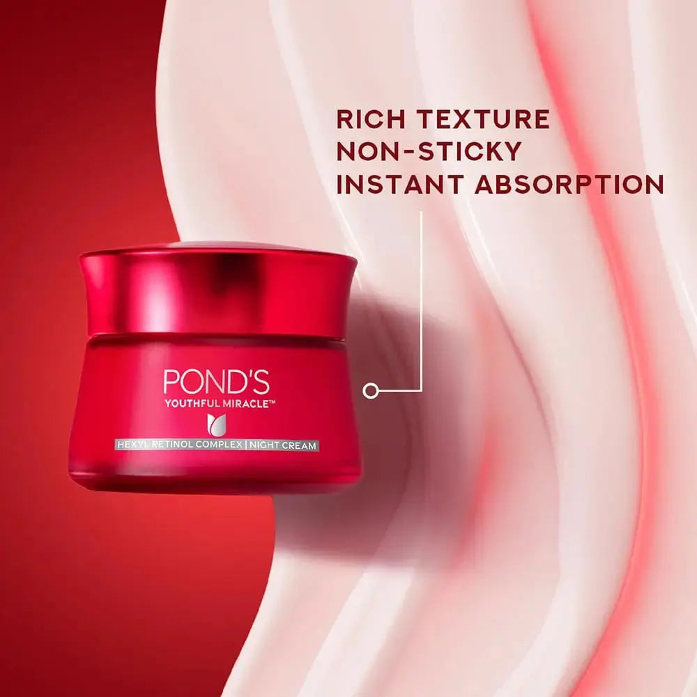 Ponds Age Miracle Night Cream 50ml – Anti Wrinkle & Night Moisturizer for Face V2deliver.com