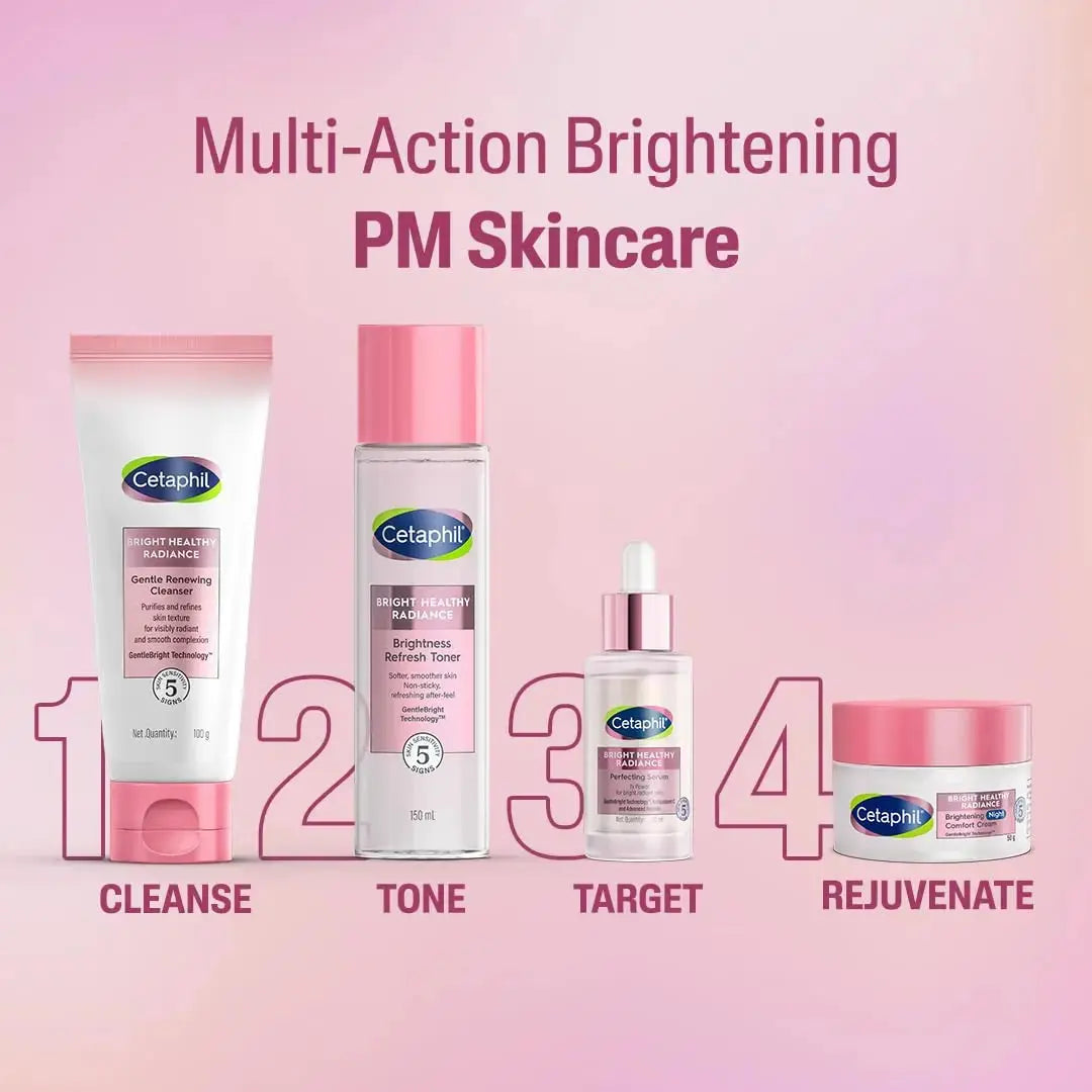 Cetaphil Bright Healthy Radiance Night Comfort Cream 50g – Hydrating Brightening Night Cream for Glowing Skin V2deliver.com