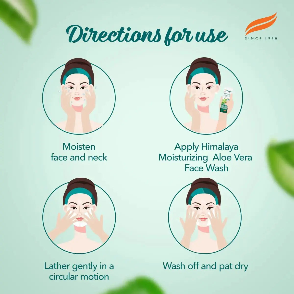 Himalaya Aloe Vera Face Wash 50ml | Herbal Moisturizing Cleanser with Cucumber & Vitamin E | Soap-Free Hydrating Skincare V2deliver.com