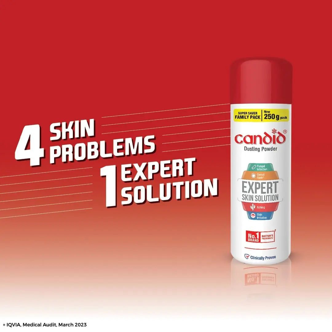 Candid Dusting Powder Antifungal 100 g | Expert Skin Solution for Fungal Infections +Free Shipping