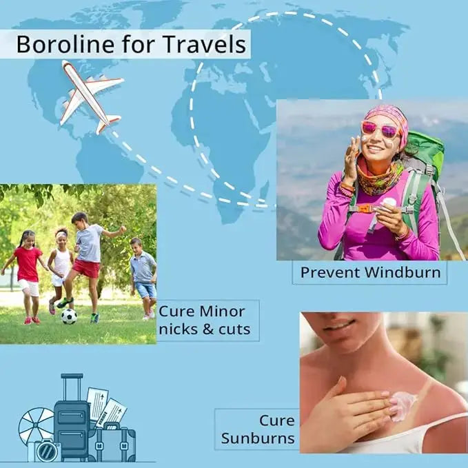 Boroline Antiseptic Ayurvedic Cream 40g (Pack of 2) | Intensive Skin Repair Balm with Lanolin & Zinc Oxide V2deliver.com