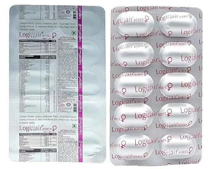 Logihair Women Tablet – Hair Nourishment Supplement with Vitamins & Minerals | Pack of 1