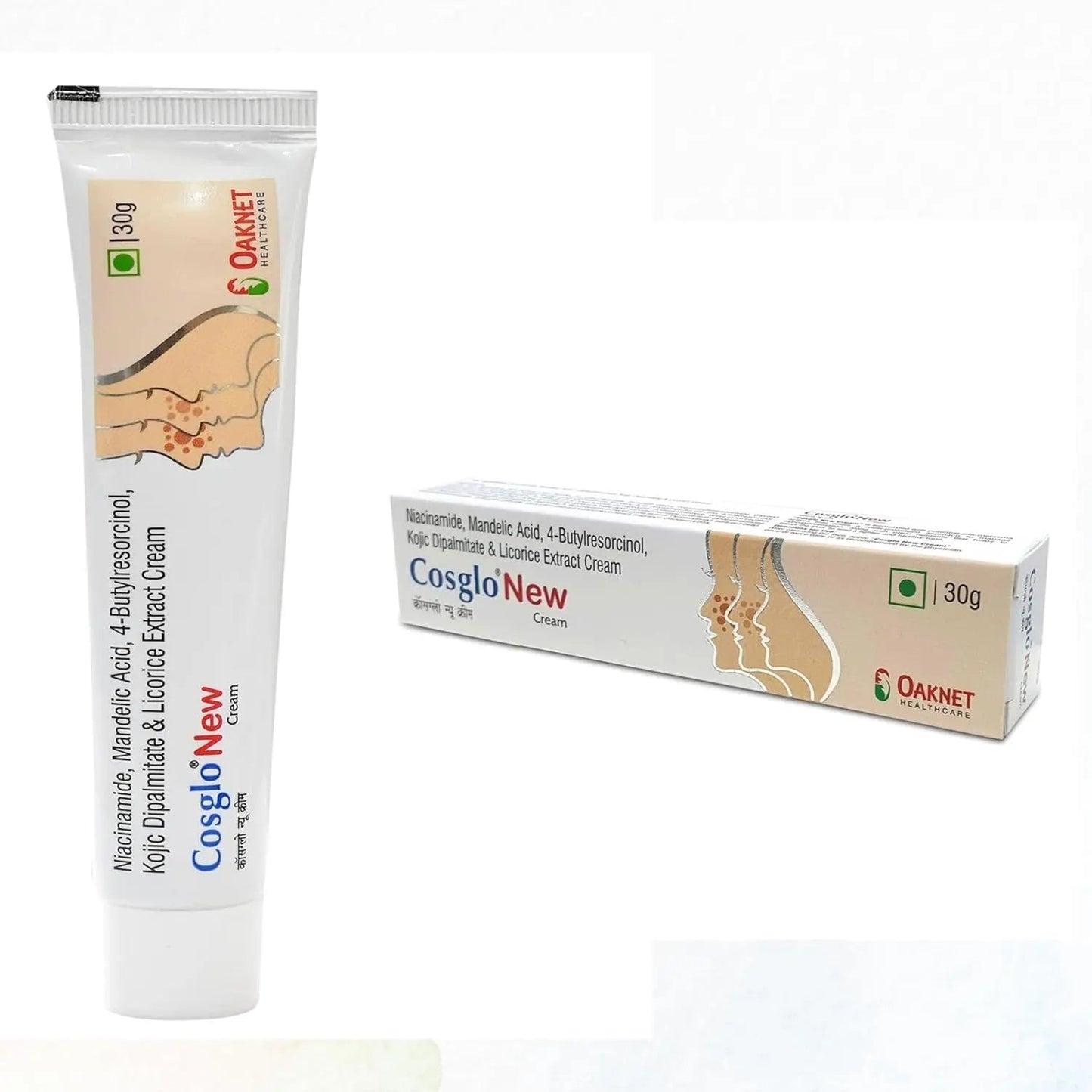 Cosglo New Cream 30gm | Skin Brightening & Pigmentation Reduction Cream for Face | Dermatologist-Recommended