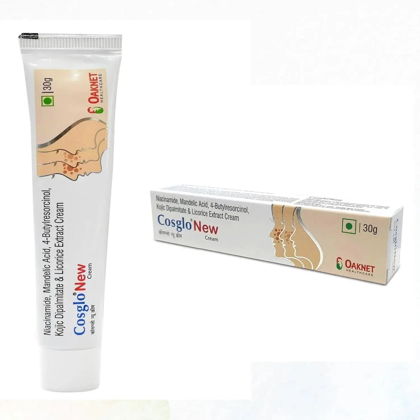 Cosglo New Cream 30gm | Skin Brightening & Pigmentation Reduction Cream for Face | Dermatologist-Recommended V2deliver.com