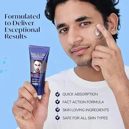 Meglow Premium Face Cream for Men – 50g | Brightening & Moisturizing Cream for Daily Use V2deliver.com