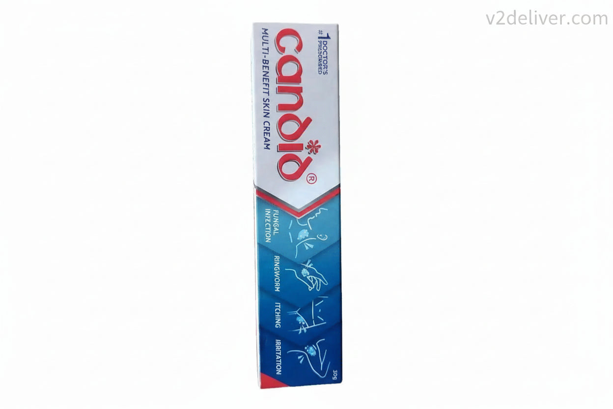 Candid Skin Cream 30g | Multi-Benefit Antifungal Cream for Rashes, Itching & Infections | Pack of 1 V2deliver.com