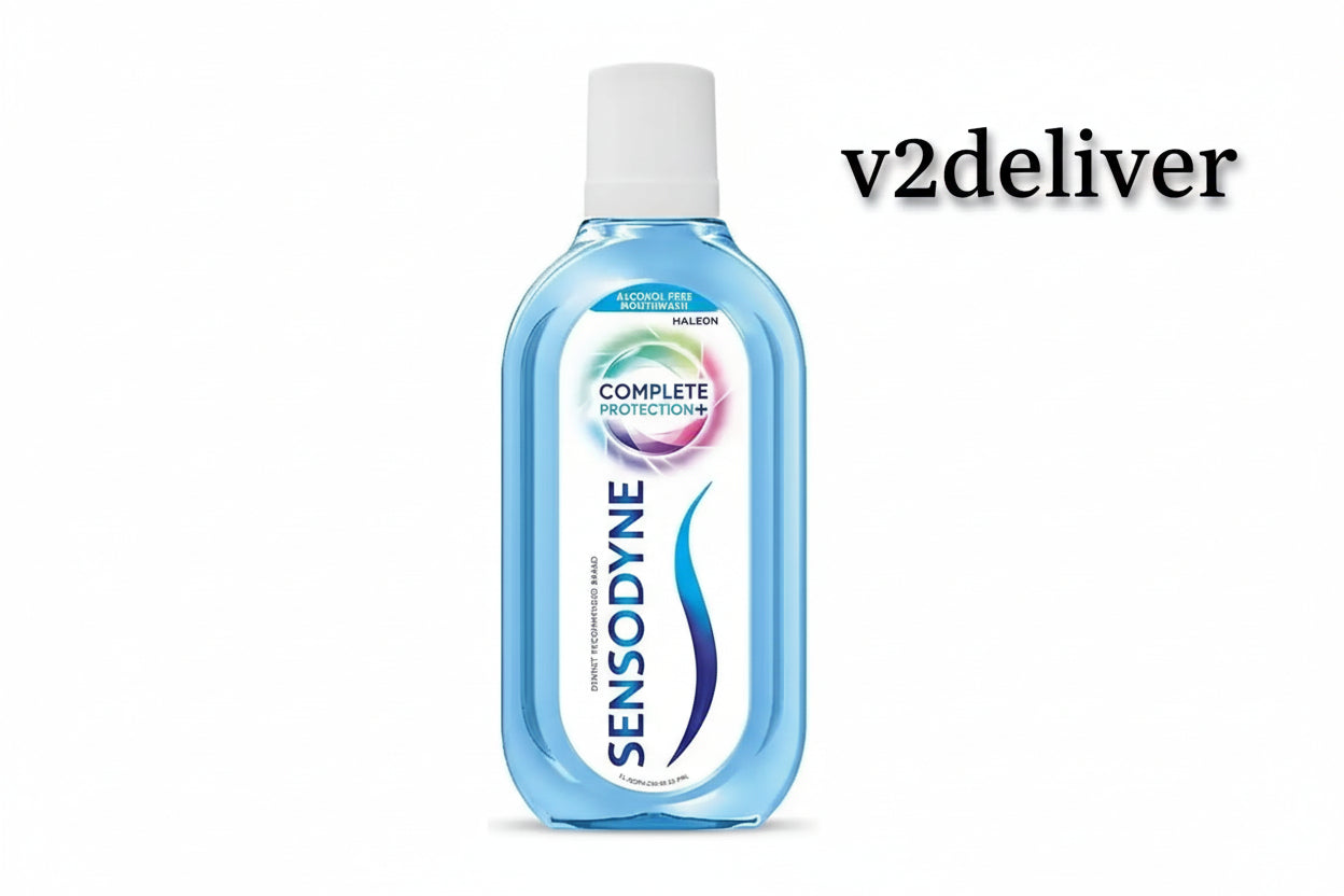 Sensodyne Mouthwash Complete Protection 250ml | For Sensitive Teeth, Strong Enamel & Lasting Freshness V2deliver.com