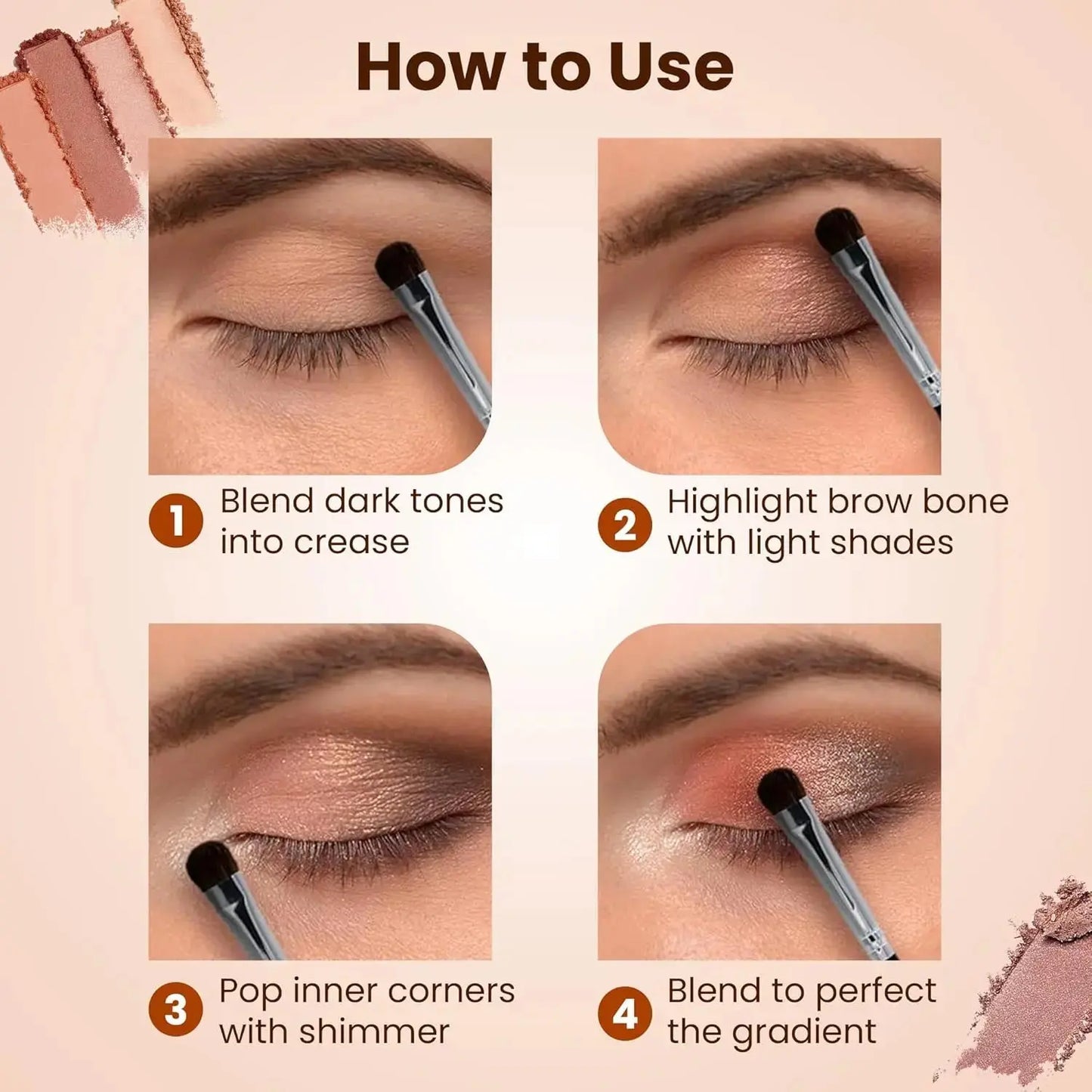 HUDA GIRL Beauty Rose Gold Remastered + Nude Edition Eyeshadow Palette Combo|Full Eye Makeup Kit V2deliver.com