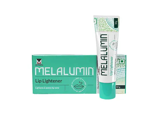 Melalumin Lip Lightener Cream – 10gm | For Dark Lip Pigmentation, Hydration & Lip Brightening