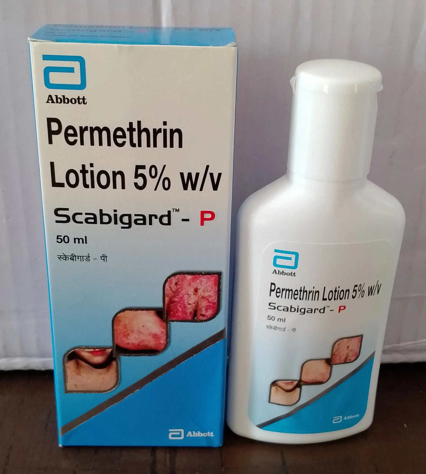 Scabigard-P Permethrin Lotion 5% for Scabies Treatment – Fast Relief from Mites & Itching (50ml × 4 Pack) V2deliver.com