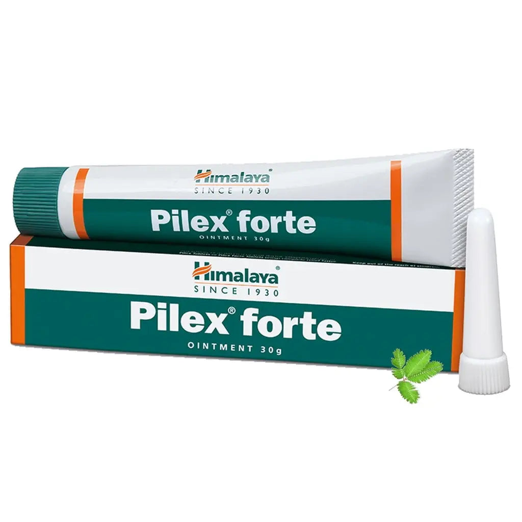 Himalaya Pilex Forte Ointment 30 g | Ayurvedic Formula for Piles – Relief from Bleeding, Itching & Discomfort