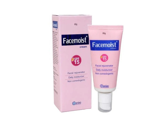 Facemoist Cream 60g | Lightweight Moisturizer for Oily & Acne-Prone Skin | Non-Greasy Daily Hydration