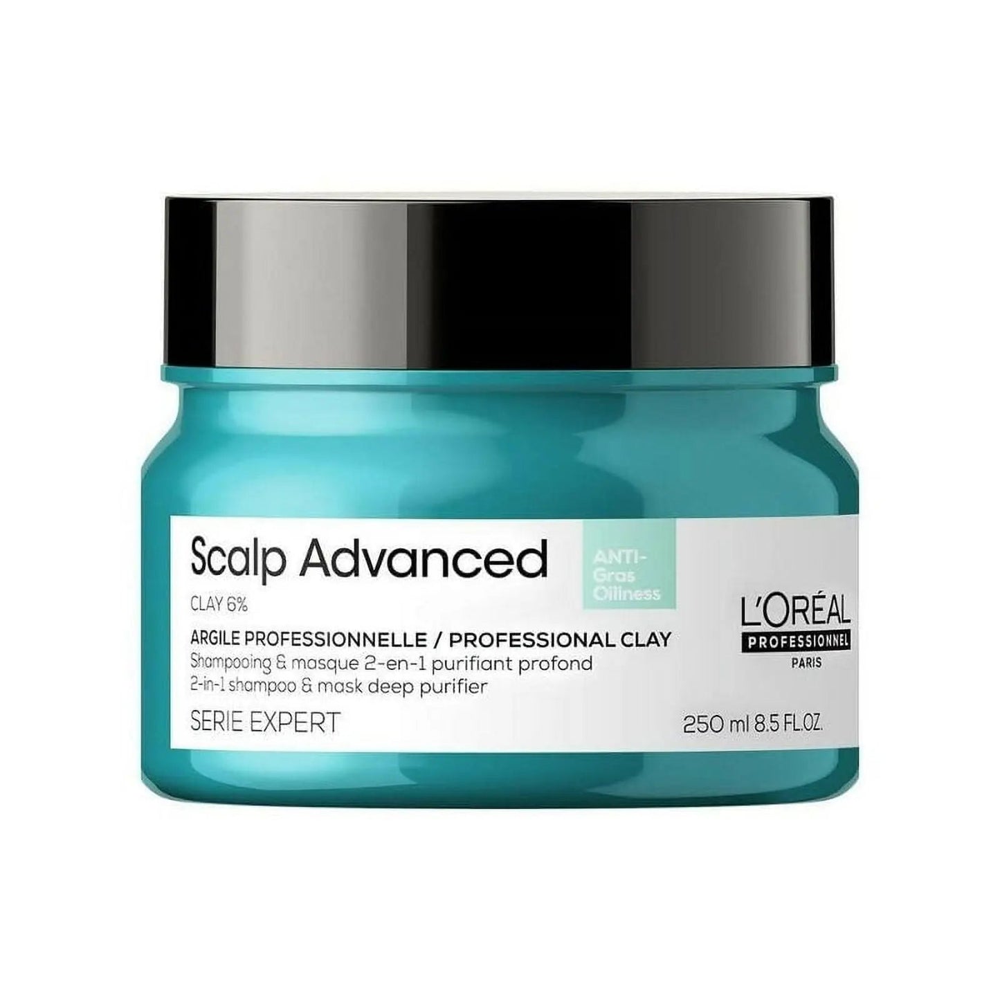 L’Oréal Paris Professionnel Scalp Advanced Anti‑Oiliness 2‑in‑1 Deep Purifier Clay – 250 g |