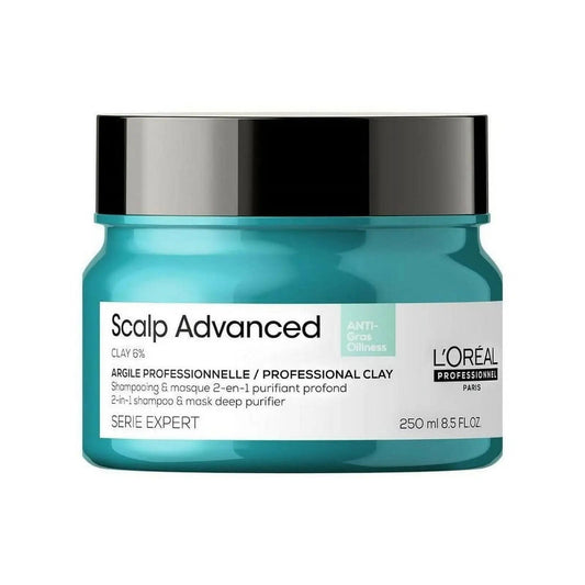 L’Oréal Paris Professionnel Scalp Advanced Anti‑Oiliness 2‑in‑1 Deep Purifier Clay – 250 g |