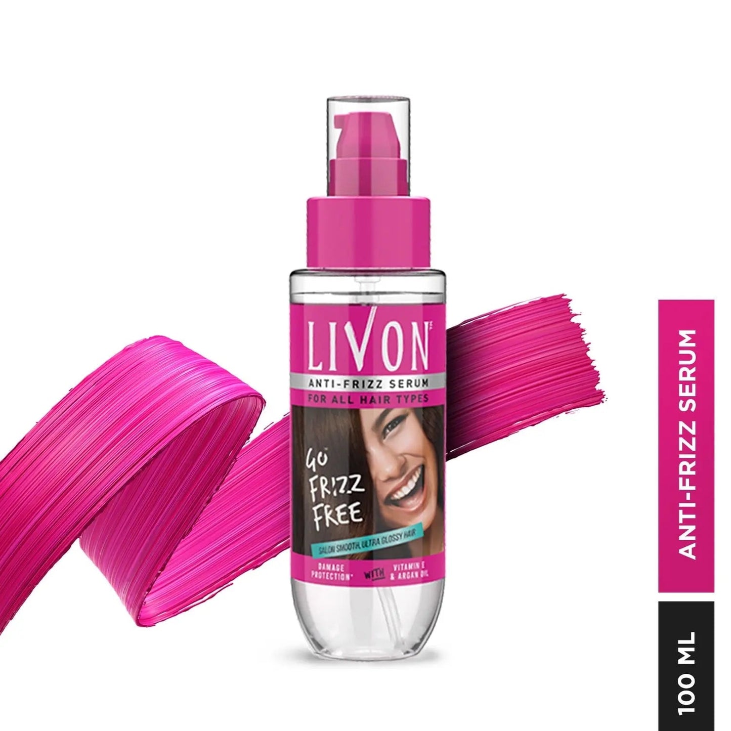 Livon Hair Serum for Women & Men – 100ml | Smooth, Frizz-Free & Glossy Finish for All Hair Types