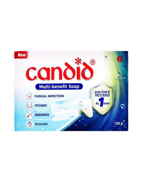 Candid Medicated Antifungal Soap 125 g | Clotrimazole Bath & Body Solution