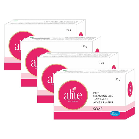 Alite Fight Body Acne Soap 75g (Pack of 4) – Instant Microbial Action for Clear, Smooth Skin