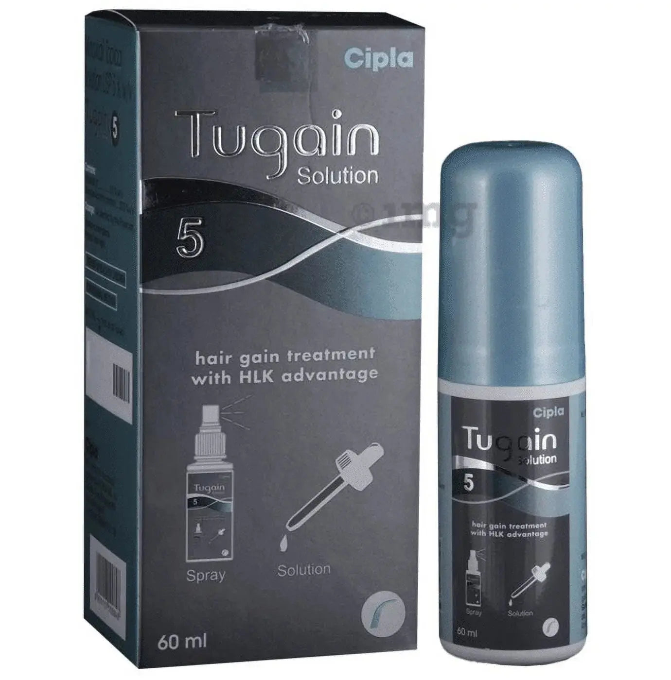 Tugain 5% Minoxidil Solution – Effective Hair Regrowth Treatment for Men & Women V2deliver.com