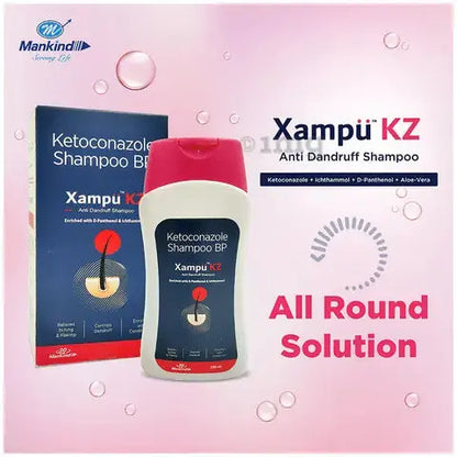 Xampu KZ Anti Dandruff Shampoo 100ml – Herbal Formula for Flake-Free, Healthy Scalp V2deliver.com