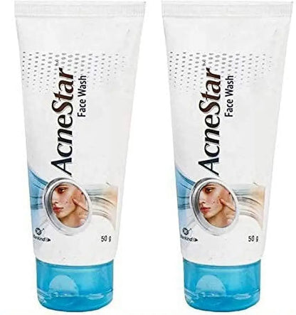 Acnestar Mankind Unisex Face Wash – 50g (Pack of 2) | Oil Control & Anti-Acne Cleanser for Oily & Acne-Prone Skin