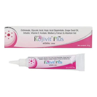 Kojivit Plus Gel 15gm | Advanced Skin Tone Lightening Gel with Kojic Acid, Arbutin & Vitamin C