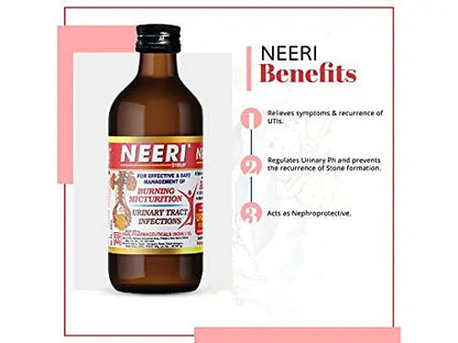 Aimil Neeri Sugar Free Syrup – 100ml Each (Pack of 2) | Ayurvedic Support for Urinary Tract Health