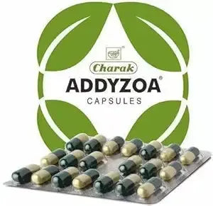 Addyzoa Capsules – Male Fertility & Sperm Motility Support | Pack of 2 × 20 Capsules | Charak Ayurvedic Formula