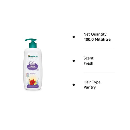 Himalaya Baby Shampoo 400ml | Gentle Tear-Free Formula for Soft & Healthy Baby Hair