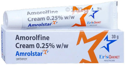Amrolstar Cream 30g | Anti-Fungal Cream with Amorolfine for Fungal Skin Infections