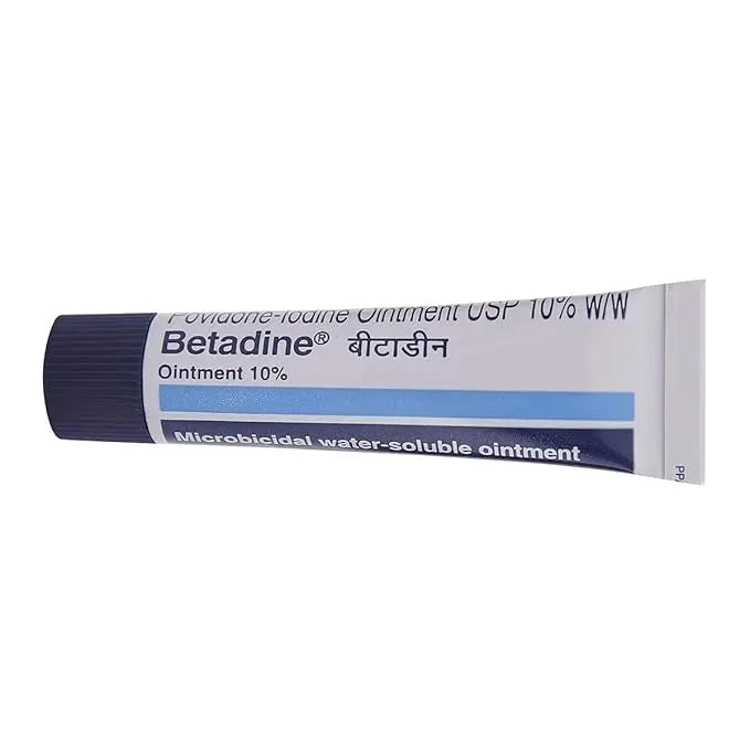 Betadine 10% Ointment 20gm (Pack of 2)| Antiseptic Wound Care with Povidone-Iodine | Prevents Infection & Promotes Healing