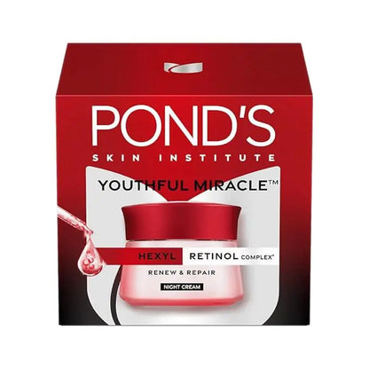 Ponds Age Miracle Night Cream 50ml – Anti Wrinkle & Night Moisturizer for Face
