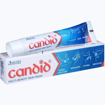 Candid Antifungal Cream 30gm Pack of 2 | Clotrimazole for Skin Fungal Infection, Itching & Rashes