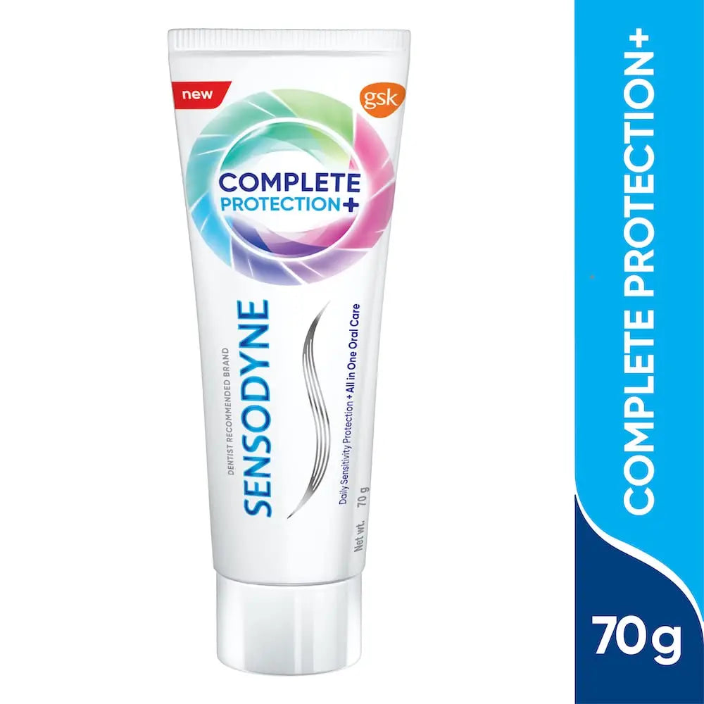 Sensodyne Complete Protection Toothpaste – 70g (Pack of 5) | Daily Oral Care for Sensitive Teeth & Gum Health