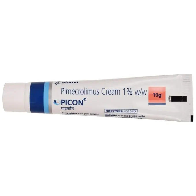 Picon Cream 10gm – Tacrolimus 0.1% for Eczema & Atopic Dermatitis Relief