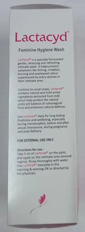 Lactacyd Feminine Hygiene Wash 100ml – Gentle Vaginal Wash for Women