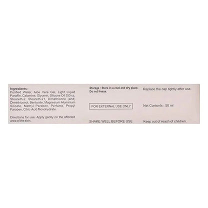 Calapure-A Calamine Body Lotion 50ml | Anti-Itch, Soothing Moisturizer with Aloe Vera & Calamine | Rashes, Prickly Heat & Skin Irritation Relief