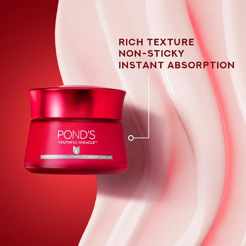 Ponds Age Miracle Night Cream 50ml – Anti Wrinkle & Night Moisturizer for Face
