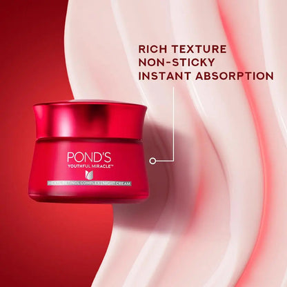 Ponds Age Miracle Night Cream 50ml – Anti Wrinkle & Night Moisturizer for Face