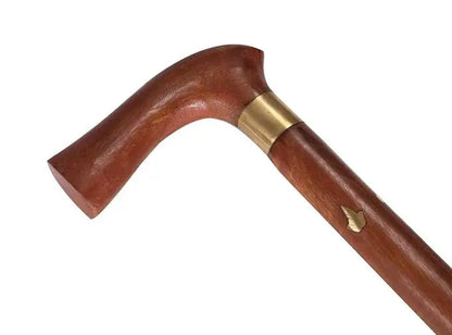 Walking Stick for Seniors | Orthopedic Cane with Rubber Tip | Handcrafted Mobility Support