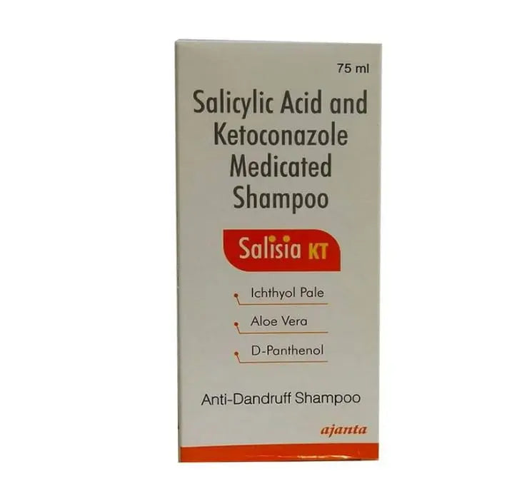 Salisia KT Dandruff Shampoo 75ml – Anti-Dandruff & Scalp Soothing Shampoo