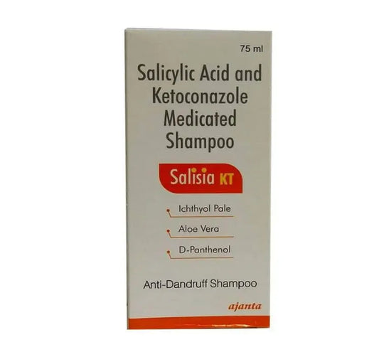 Salisia KT Dandruff Shampoo 75ml – Anti-Dandruff & Scalp Soothing Shampoo