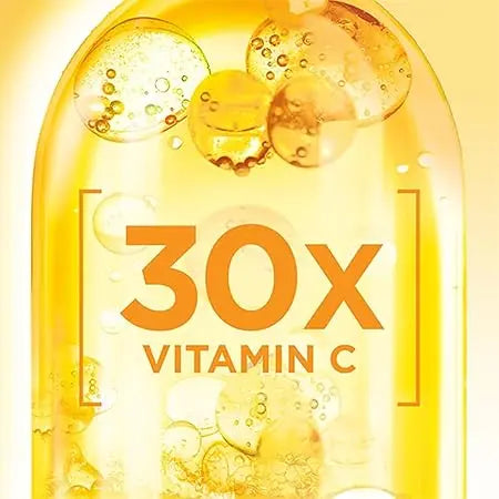 Garnier Bright Complete 30X Vitamin C Booster Serum 15 ml | Lightweight Gel for Brightening & Spot Reduction