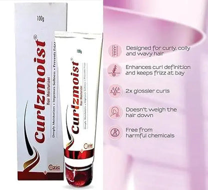 Curlzmoist Lotion 100gm – Deep Moisturizing Lotion for Curly & Dry Hair
