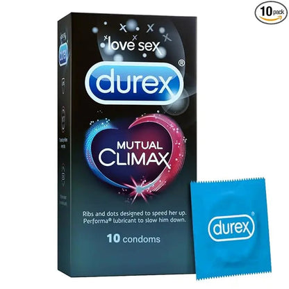 Durex Condoms Pleasure King Combo Pack (30s) | Invisible, Mutual Climax & Extra Time | Long-Lasting, Ultra Thin & Climax Control