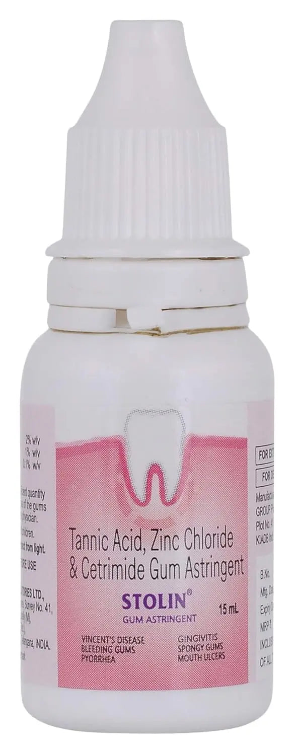 Stolin Gum Gum Paint 15ml (Pack of 2) – Fast-Acting Oral Pain Relief Gel for Gums