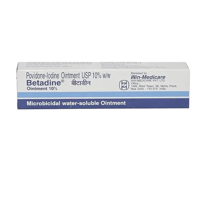 Betadine 10% Ointment 20gm (Pack of 2)| Antiseptic Wound Care with Povidone-Iodine | Prevents Infection & Promotes Healing